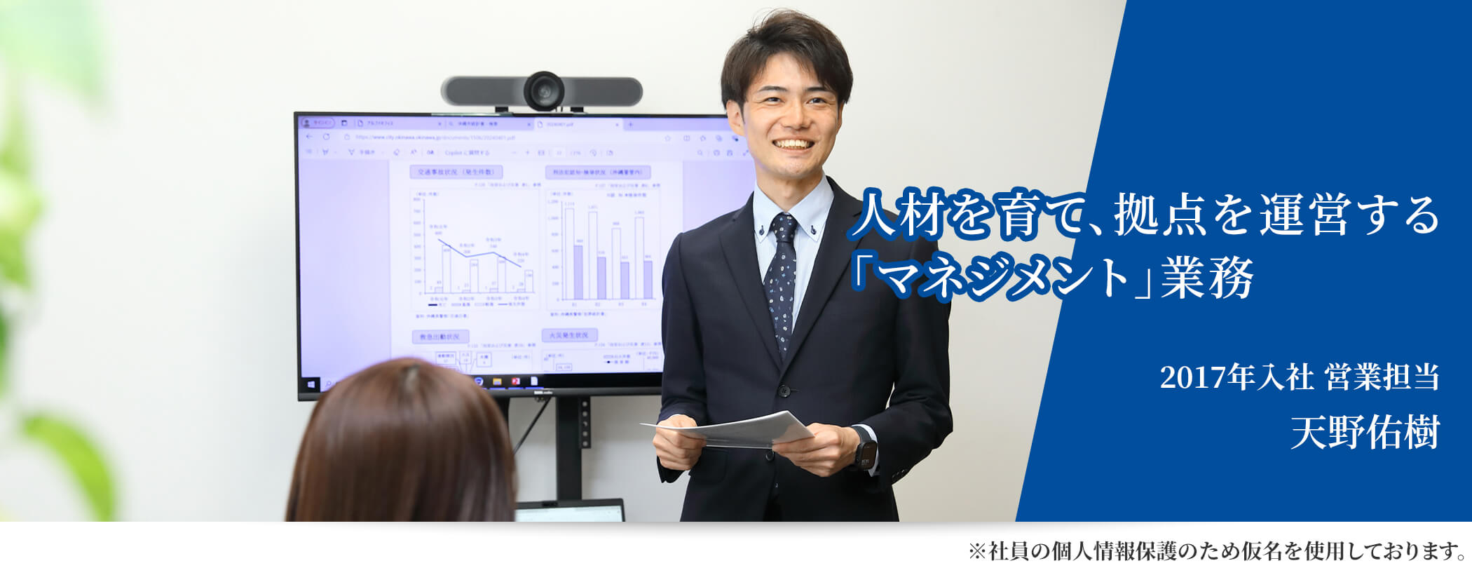 人材を育て、拠点を運営する「マネジメント」業務